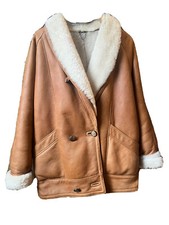 Vintage Lakeland Sheepskin Coat Uk Size M