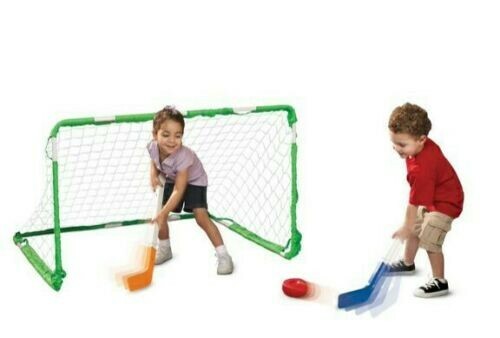 3 In 1 Sports Set Little Tikes Easy Score Soccer, Hockey, Lacrosse Set with Net | eBay