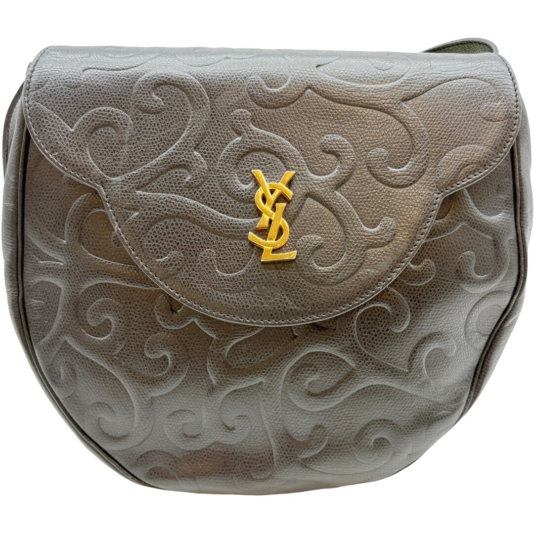 Autentica borsa a tracolla SAINT LAURENT modello arabesco monoglam nera #36636485