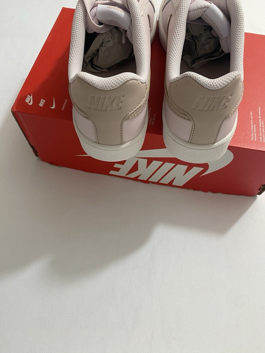 nike court vintage barely rose