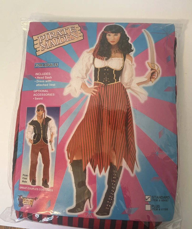 🏴☠️Disfraz de doncella pirata para mujer nuevo en paquete🏴☠️ Foto 3 de 4