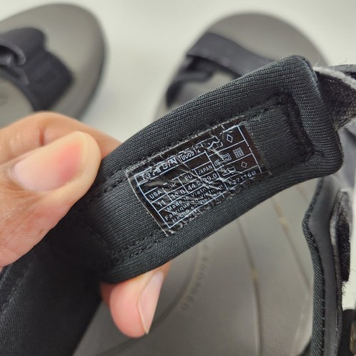 TEVA Tanway Strap Sandals Mens 11 Black Outdoor Water Hiking Sport Shoes - Picture 9 of 9
