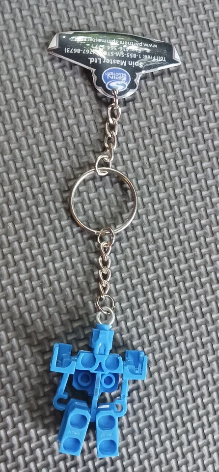 Spin Master Ionix Tenkai Knights Promotional Keychain Transforming Figure - Blue - Image 2 of 4