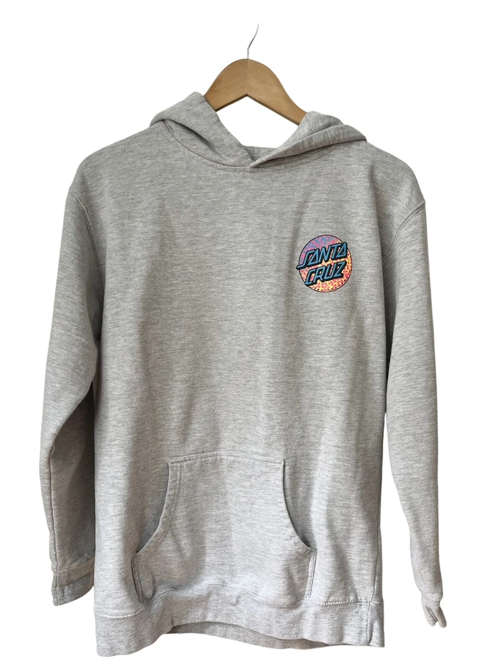 Sudadera con Capucha Santa Cruz Manga Larga - Gris Niños Talla XL Foto 2 de 4