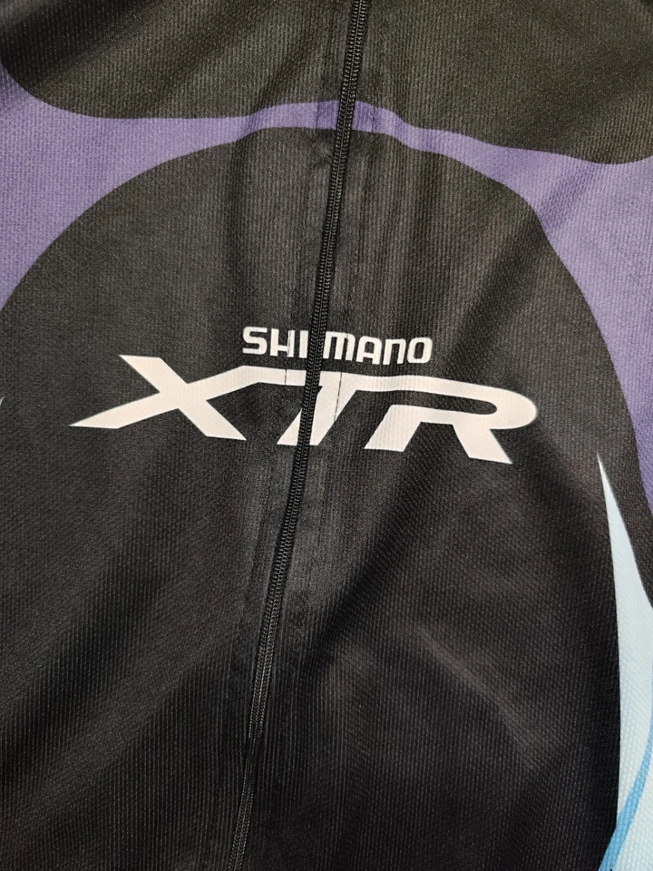 Shimano XTR mens longsleeved velo cycling jersey size L - Image 2 of 4