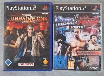 Verkaufe für Playstation 2 : URBAN REIGN und SMACK DOWN VS RAW  (Altersnachweis)