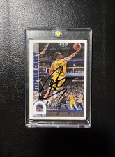 2022-23 Panini NBA HOOPS Tribute Stephen Curry Auto No COA