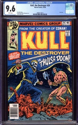 KULL THE DESTROYER #29 CGC 9.6 WHITE PAGES // LAST ISSUE MARVEL COMICS 1978