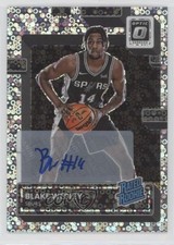 2022-23 Panini Donruss Optic Fast Break Prizm Signatures Blake Wesley Auto 1pe9