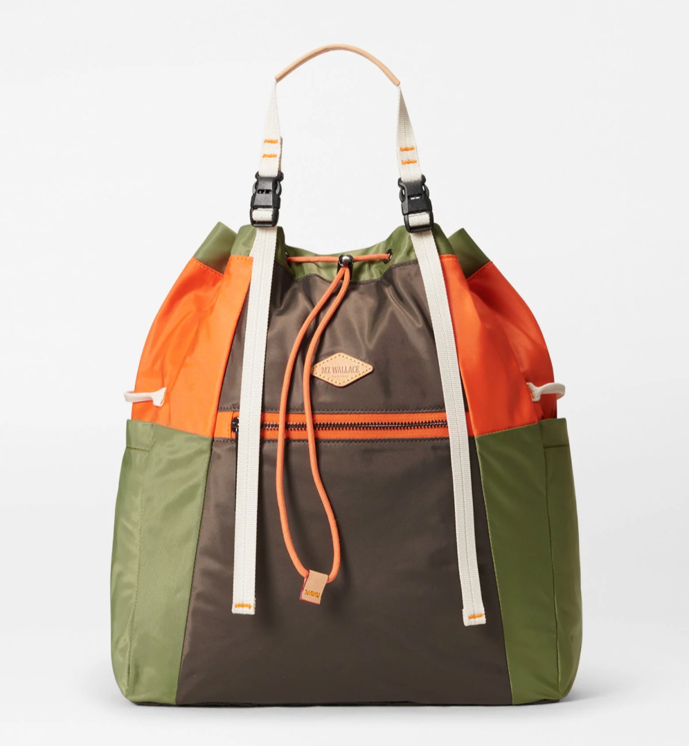 MZ WALLACE Hudson Sport Convertible Backpack w/ Pouch ~NWT~ Magnet