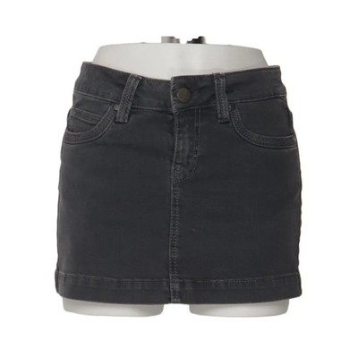 Hallhuber Denim, Jeansrock, Größe: 34, Grau, Baumwolle/Elasthan, Einfarbig #RRg
