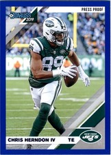 2019 Donruss Press Proof Blue #192 Chris Herndon IV - FB
