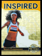 Vashti Cunningham 1/1 Super Prismatic Gold  2025 Leaf Metal Inspired Track