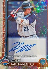 2025 Topps Pro Debut Sparkle Foil #PD-194 Nick Morabito Auto /175 Cyclones 