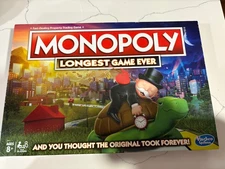 Monopoly Longest Game Ever - used partial pieces