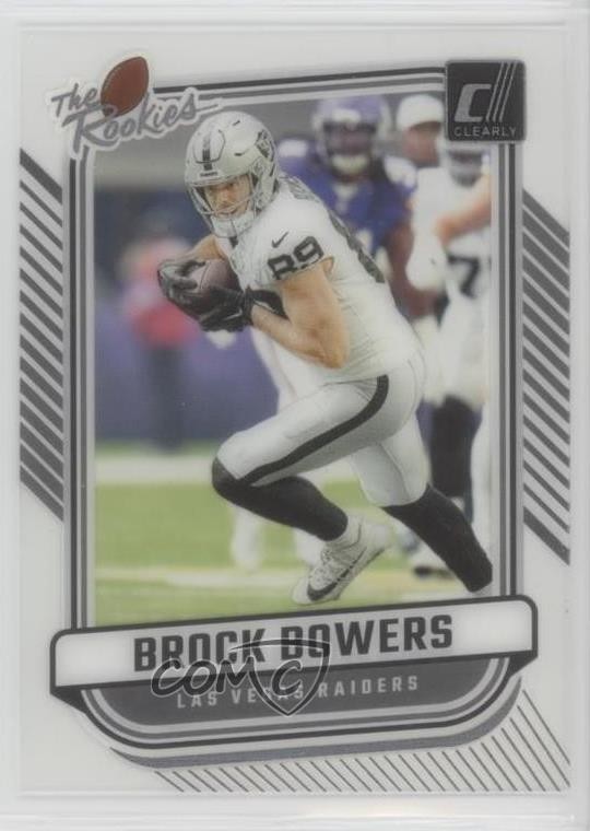 2024 Panini Clearly Donruss Clearly The Rookies Brock Bowers #8 RC