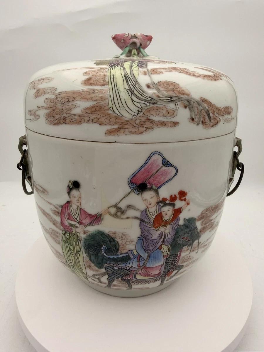 粉彩玫瑰JAR 在中国古董花瓶| eBay