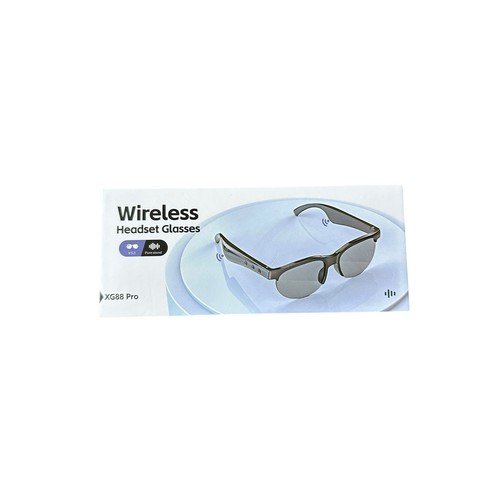 NEU Wireless Headset Brille XG88 Pro schwarz - Bild 1 von 3