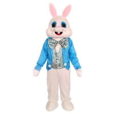 Gonglian Global Easter Rabbit Bunny Costume Plush Average Size, Blue Suit 