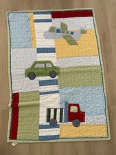 Pottery Barn Kids Baby  Oscar  Vehicles Quilt Toddler Crib Quilt