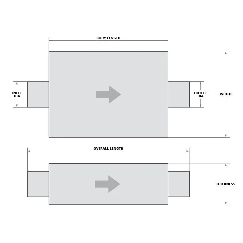 For Honda Ridgeline 06-14 Exhaust Muffler and Pipe Assembly Quiet-Flow Stainless Foto 2 de 4