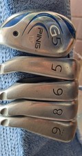 Golf Men's Set PING G2 irons G5 19 Hybrids RH Graphite S STIFF FLEX 5 clubs