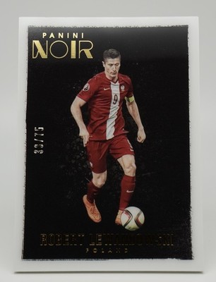 ROBERT LEWANDOWSKI 2016-17 Panini Noir Soccer / Poland #65 / Bayern München /75