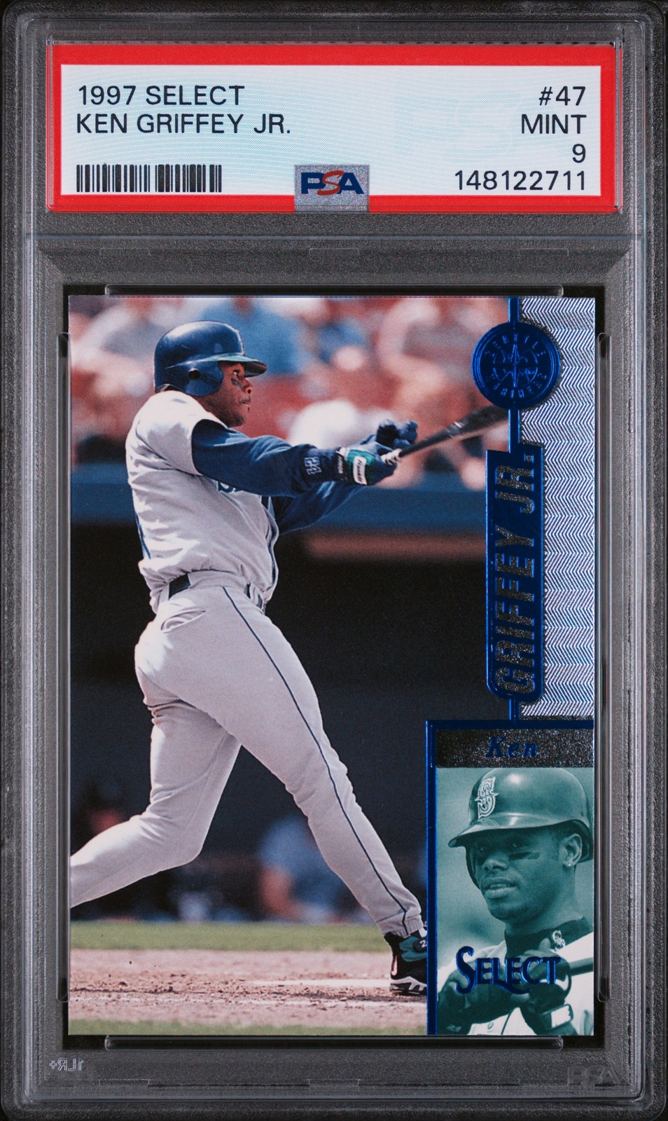 1997 SELECT #47 KEN GRIFFEY JR. PSA 9