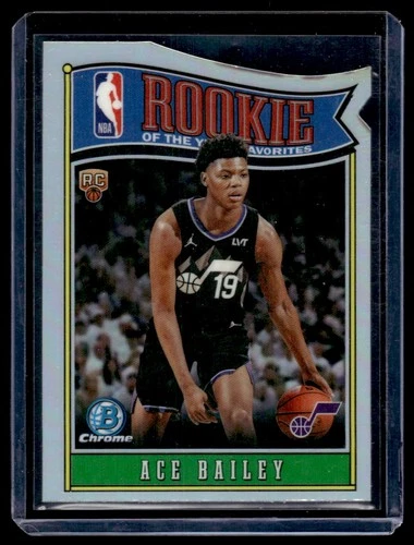 2025-26 Bowman Chrome Rookie of the Year Favorites Ace Bailey Rookie Utah Jazz