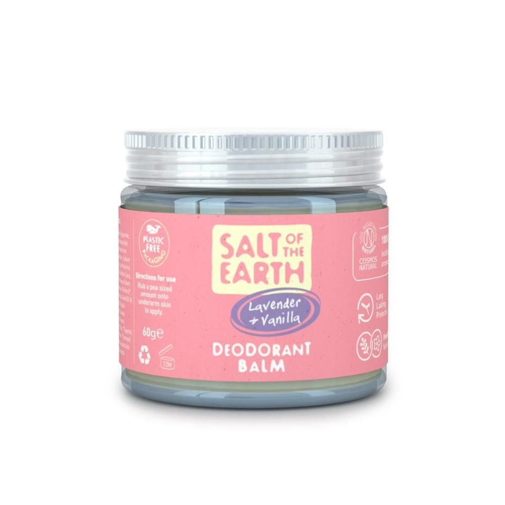 Salt Of the Earth Lavender & Vanilla natural deodorant balm 60g - 2 Pack