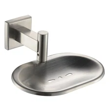 Bathroom Soap Dish, Silver Soap Holder for Shower Stainless Steel Wall Mount ...