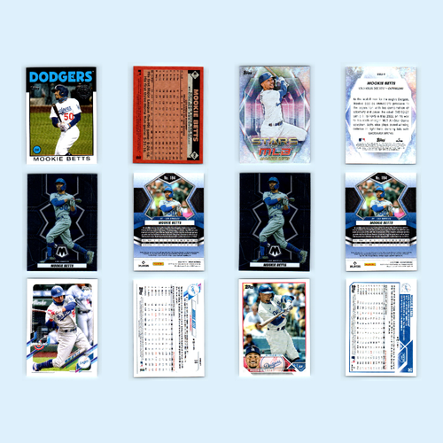 Mookie Betts Lot 100 Baseball Cards 2019 Boston Red Sox Set Collection MLB NM - Picture 6 of 20