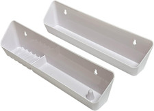 14" Kitchen Sink Front Tip-Out Accessory Trays with Mounting Screws, W