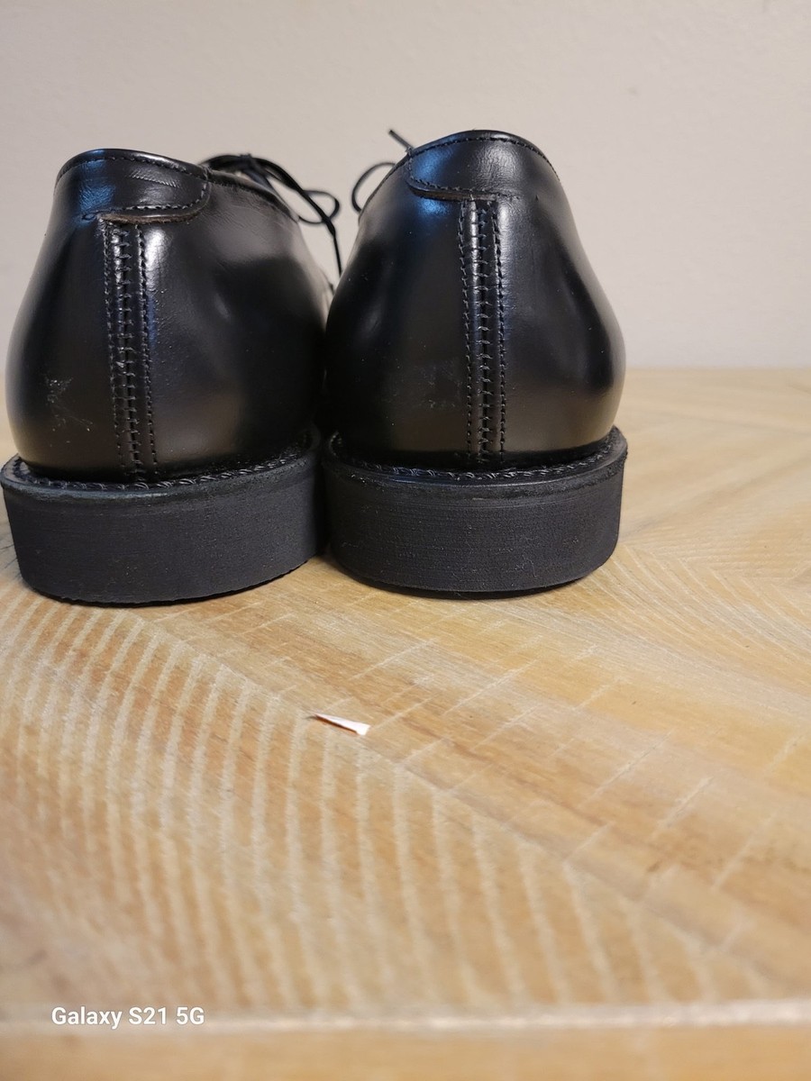 Red Wing 101 Postman Oxford Shoes Black Leather USA Mens 11B USPS