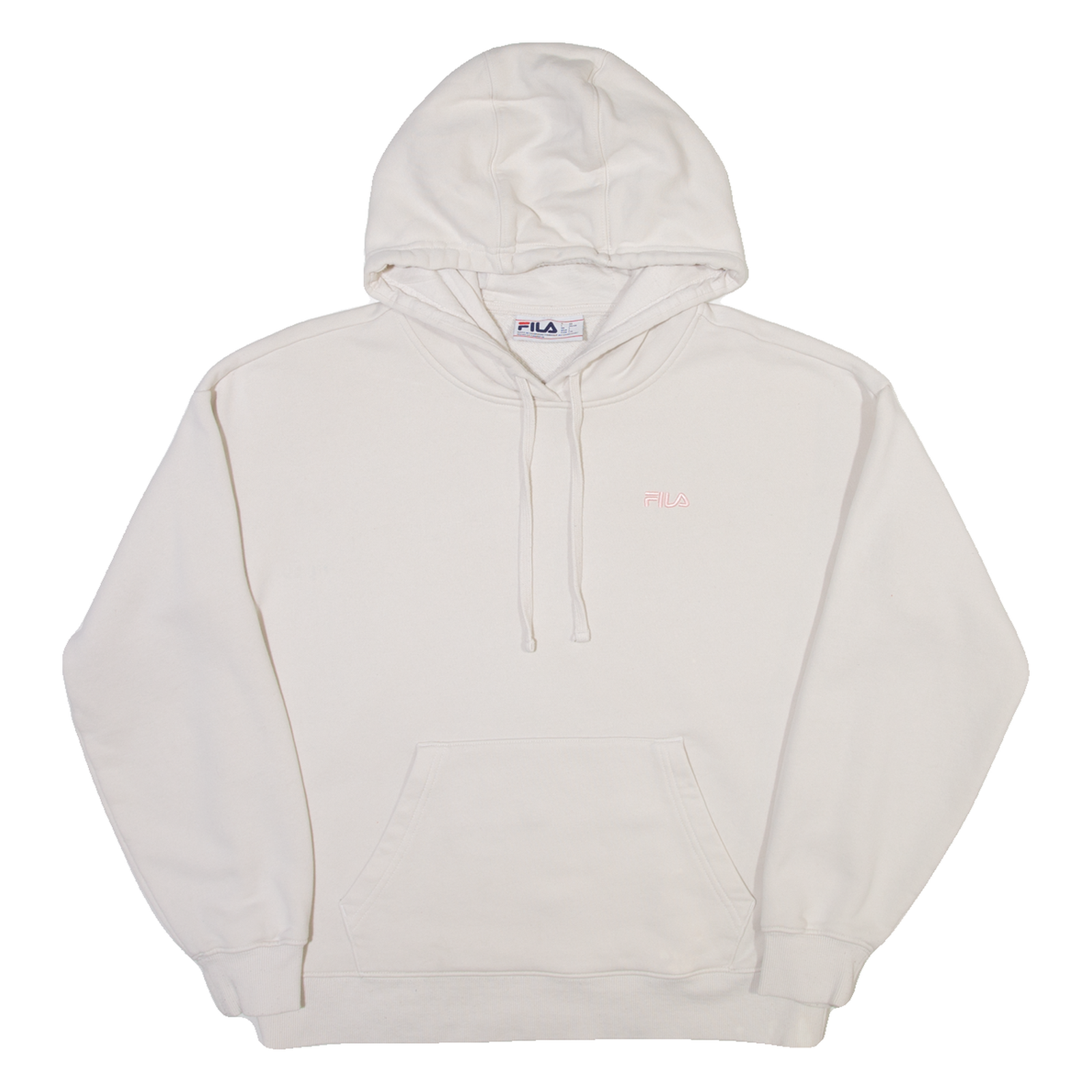 Felpa con cappuccio FILA donna bianca L