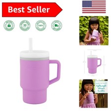 My 1st Tumbler: Lilac Silicone Sippy Cup for Infants, Spill-Resistant  BPA-Free