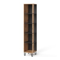 BüCherregal Vicco Amber Eiche Wotan 36 X 186.6 Cm
