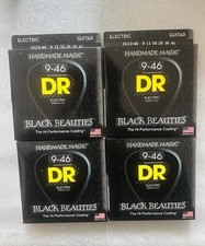 DR K3 Black Beauties Electric Guitar Strings Nickel BKE-9/46 4 Pack 