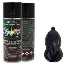 KandyDip® Sprühfolie Spraydose SCHWARZ MATT/GLÄNZEND BLACK Felgen Auto DIP Folie