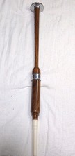 Vintage Scottish Bagpipe Practice Chanter Wood Silver Engraved Ferrules 19.5"