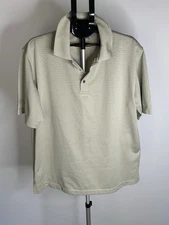 XL Mens Champion Golf Polo Shirt With 3 Button Color, No Tuck Hem