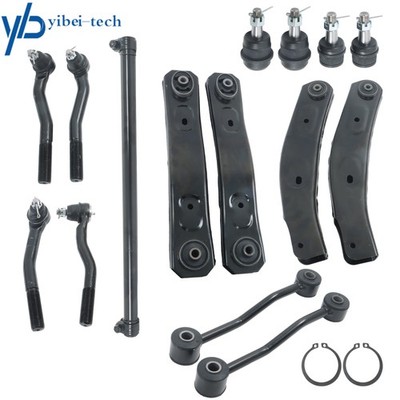 15Pcs For 99-04 Jeep Grand Cherokee Outer Tie Rod Ends Control Arms Ball Joints