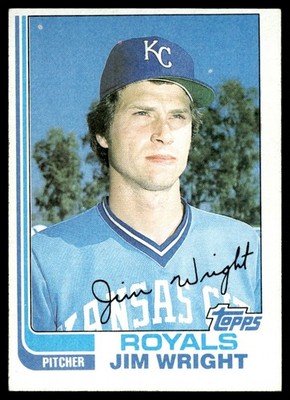 1982 Topps Jim Wright Kansas City Royals #362
