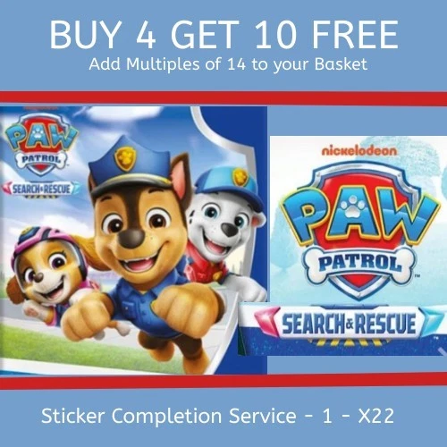 Paw Patrol Search & Rescue Sticker Collection 2026 PANINI - #1 - #X22