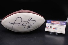 Todd Heap Signed White Panel Football Ravens Autograph 86 PSA/DNA COA ZJ22652