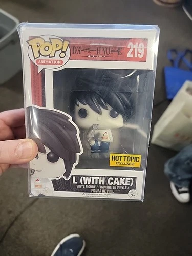Funko Pop! Animation: Death Note L (With Cake) #219 Vinyl Figure With Barcode