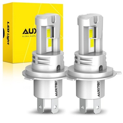H4 9003 LED Headlight Bulbs Conversion Kit Hi/Lo Beam 6000K White Xenon Lamp M6