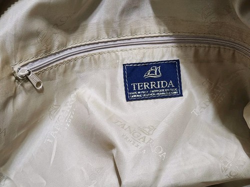 Tangaroa Venezia Terrida Cowhide Brown Leather Duffel Shoulder Carry On Bag - Picture 14 of 14