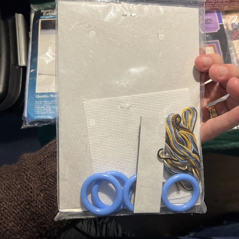 Mixed Lot Of 9 Different Embroidery Projects Sultana Bucilla Dimensions & More! - Image 3 of 4