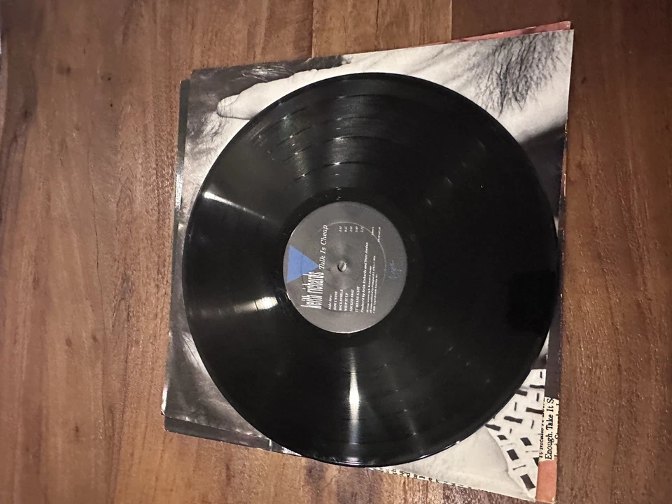 Keith Richards Talk Is Cheap Virgin 1988 US LP Rolling Stones Vinyl - Image 4 of 4